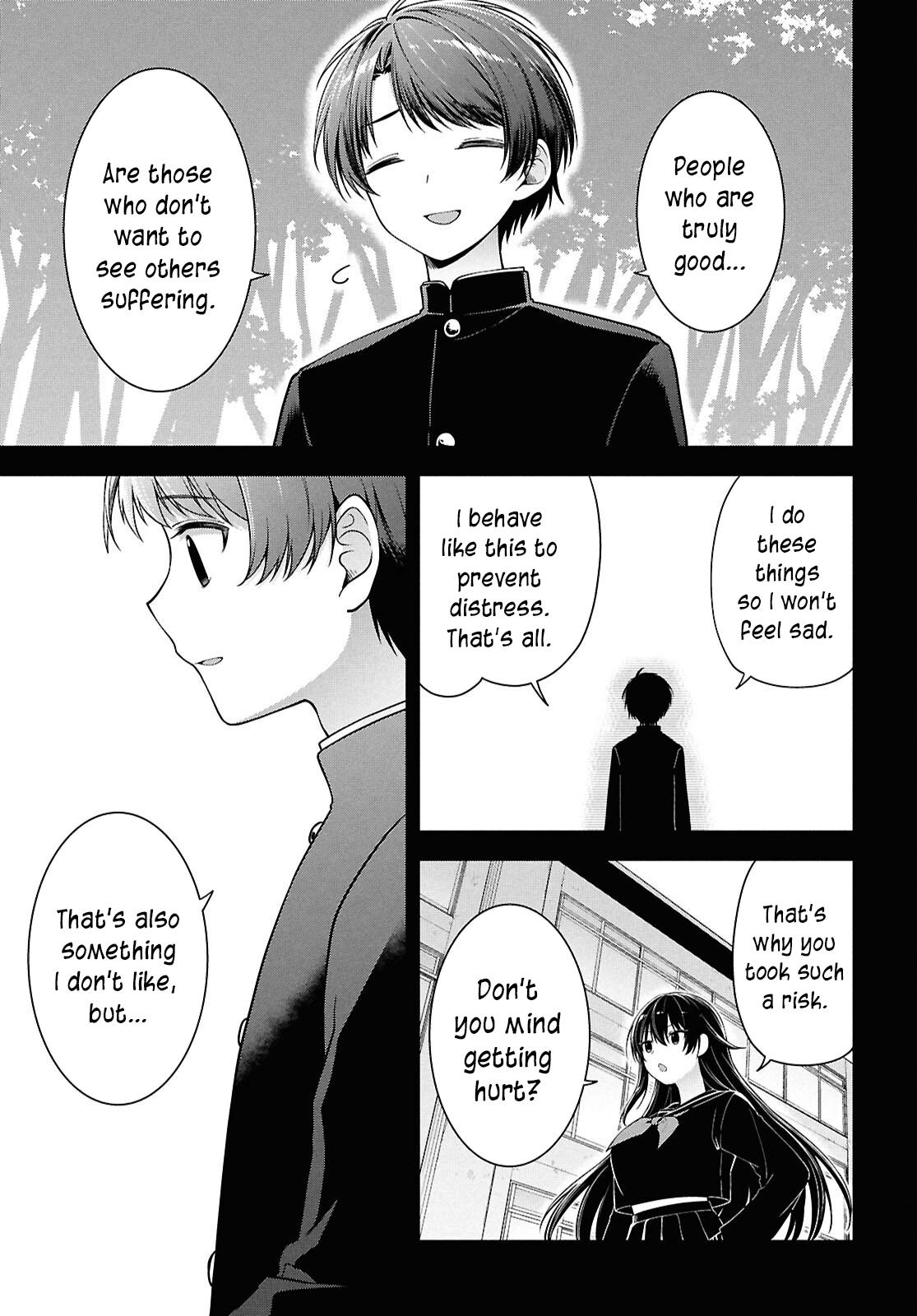 Tonari no Seki no Yankee Shimizu-san ga Kami wo Kuroku Sometekita Chap 4 - Next Chap 5