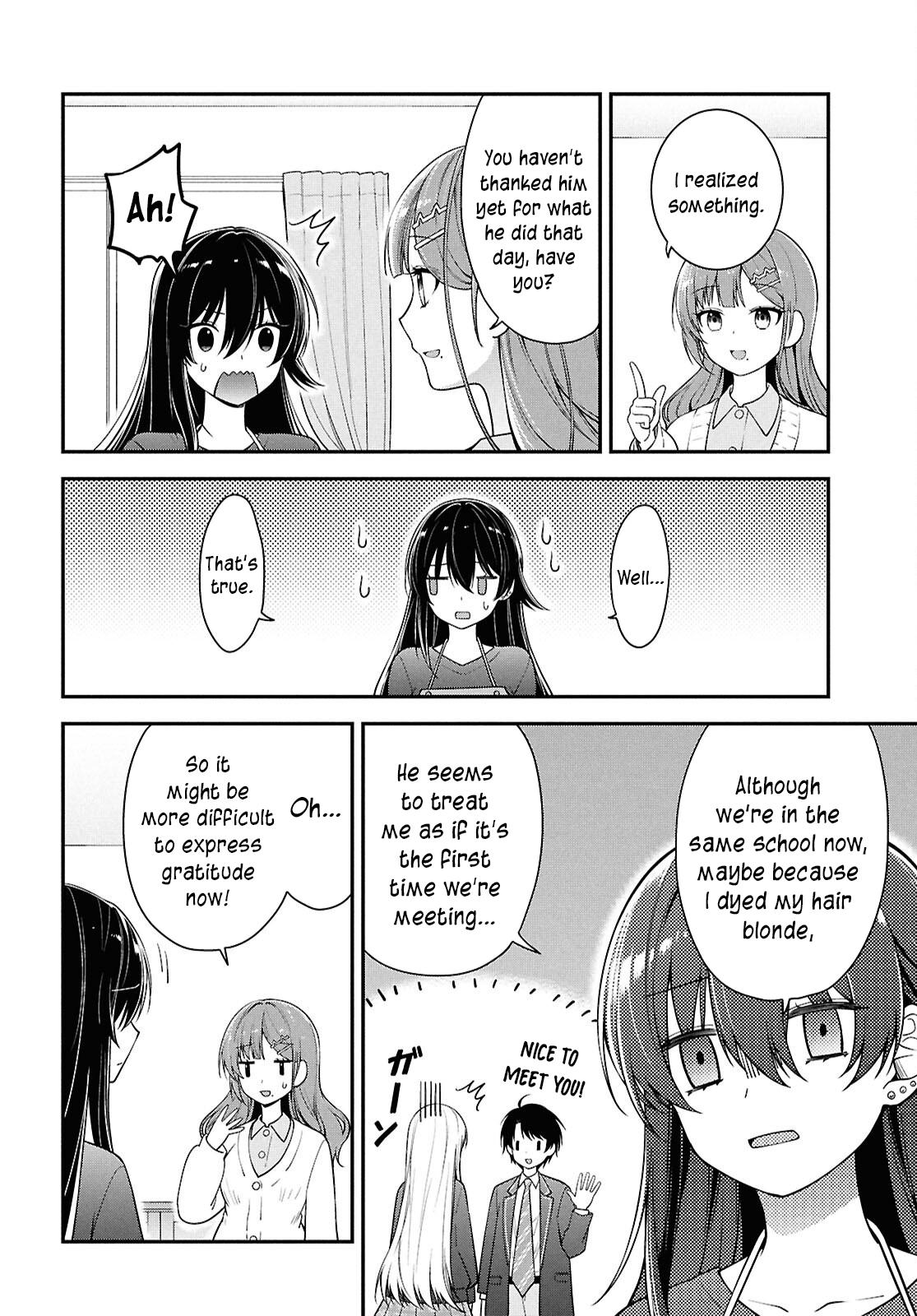 Tonari no Seki no Yankee Shimizu-san ga Kami wo Kuroku Sometekita Chap 4 - Next Chap 5