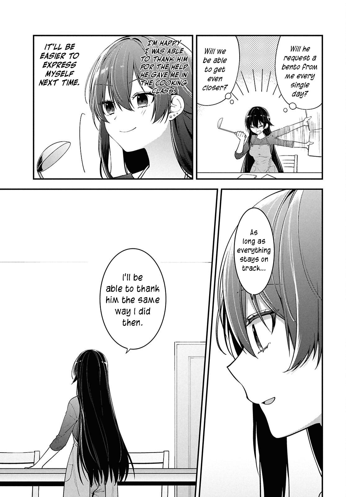 Tonari no Seki no Yankee Shimizu-san ga Kami wo Kuroku Sometekita Chap 4 - Next Chap 5