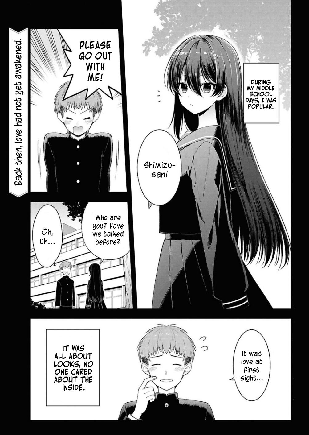 Tonari no Seki no Yankee Shimizu-san ga Kami wo Kuroku Sometekita Chap 5 - Next Chap 6