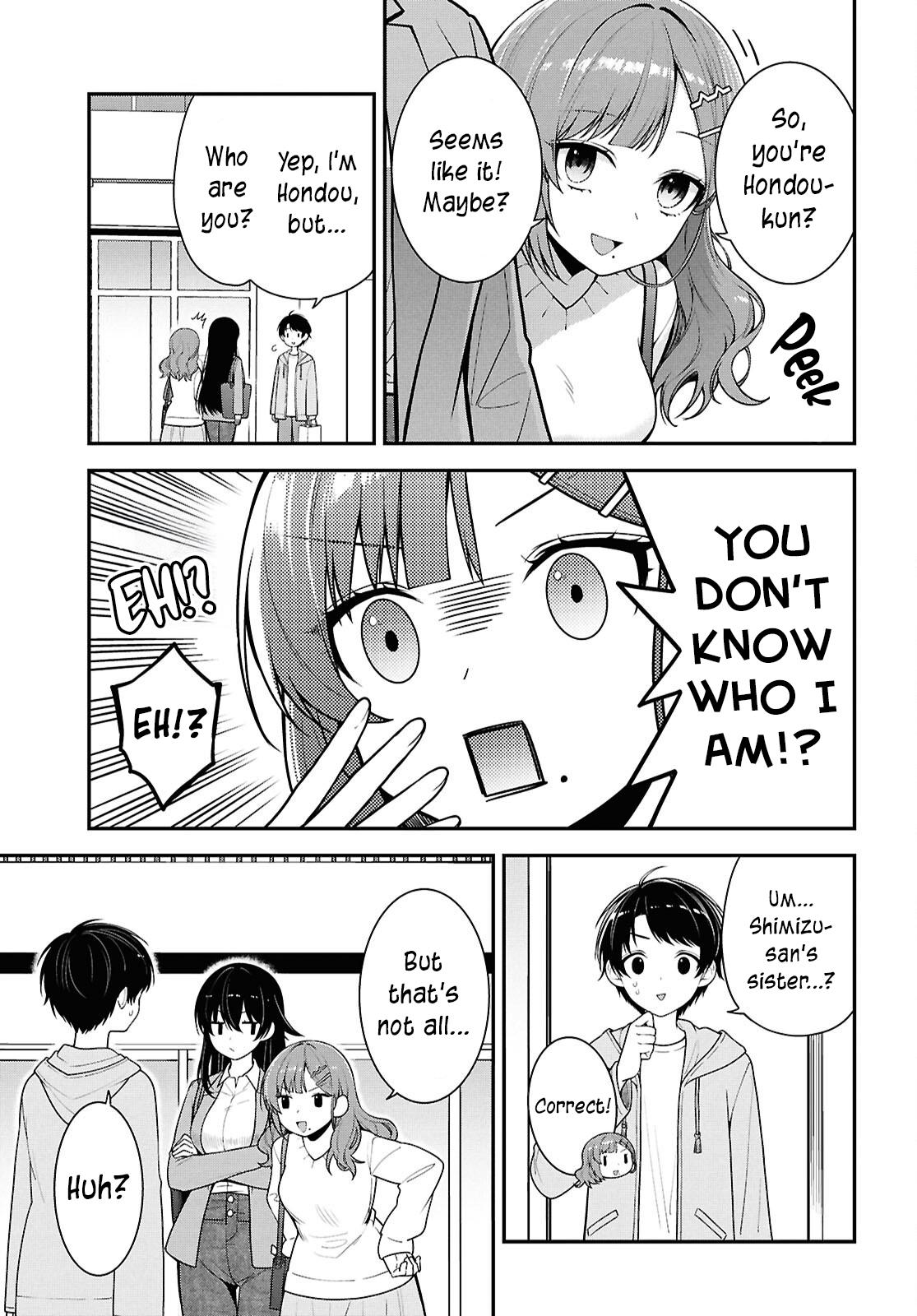 Tonari no Seki no Yankee Shimizu-san ga Kami wo Kuroku Sometekita Chap 5 - Next Chap 6