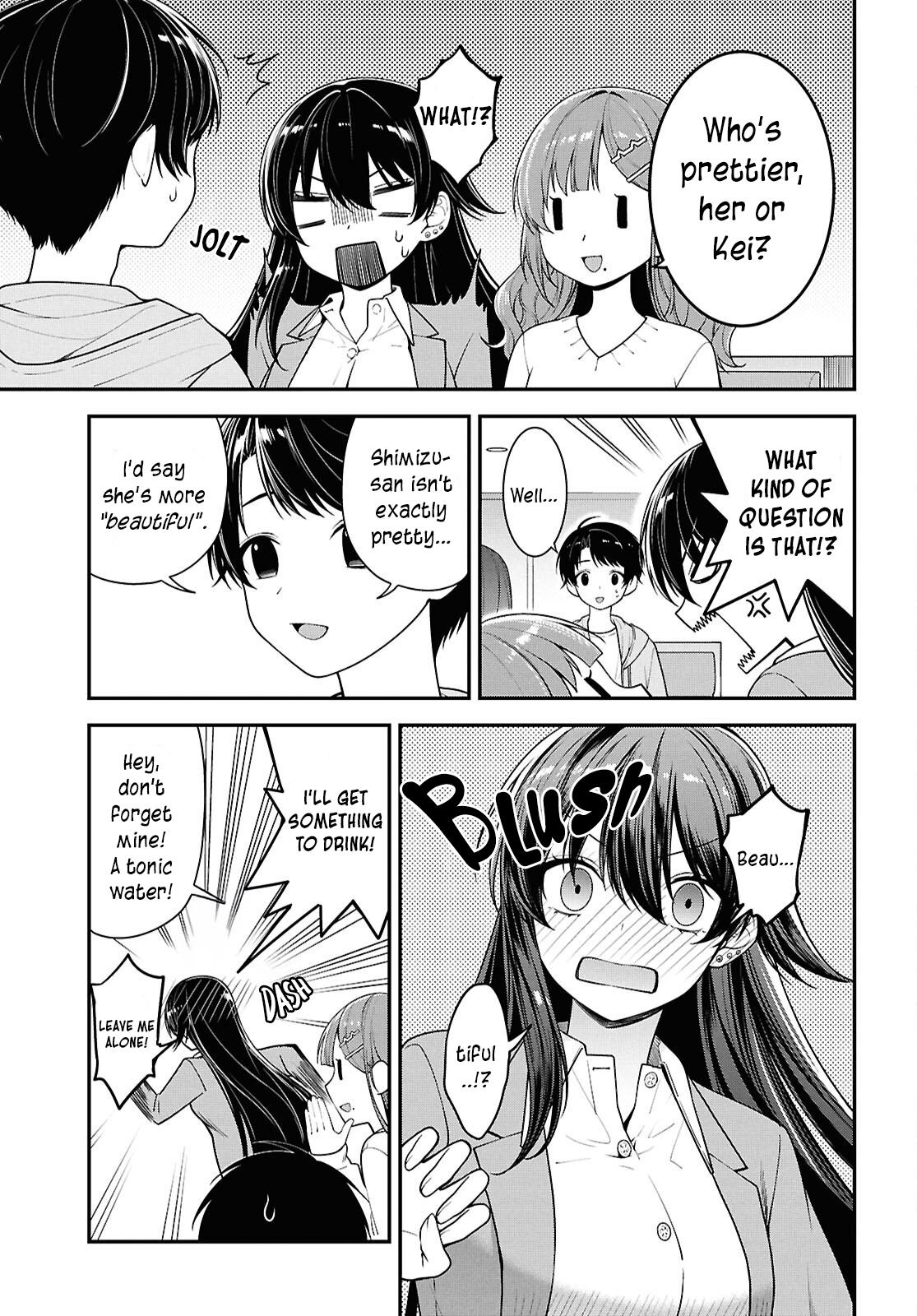 Tonari no Seki no Yankee Shimizu-san ga Kami wo Kuroku Sometekita Chap 5 - Next Chap 6