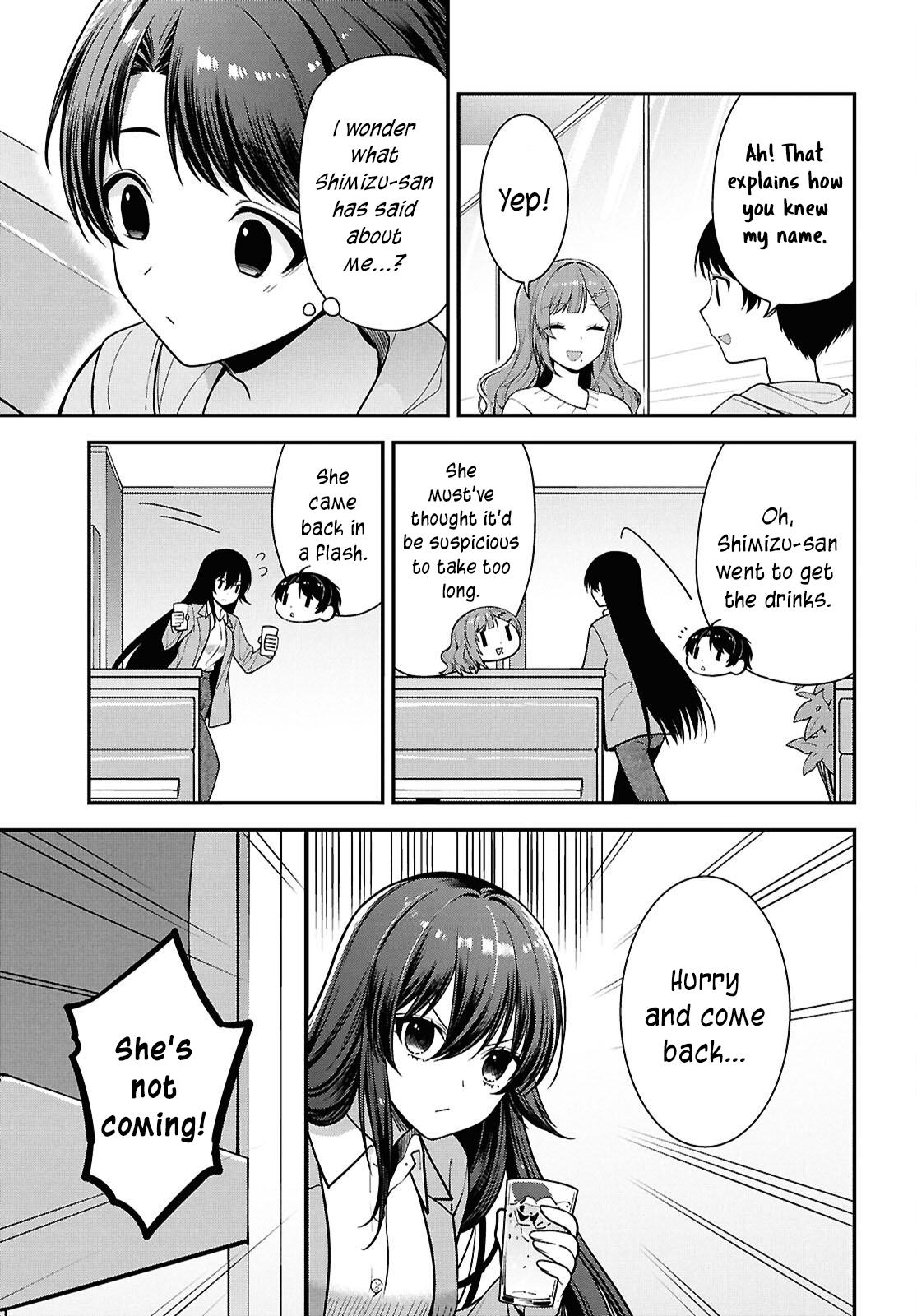 Tonari no Seki no Yankee Shimizu-san ga Kami wo Kuroku Sometekita Chap 5 - Next Chap 6