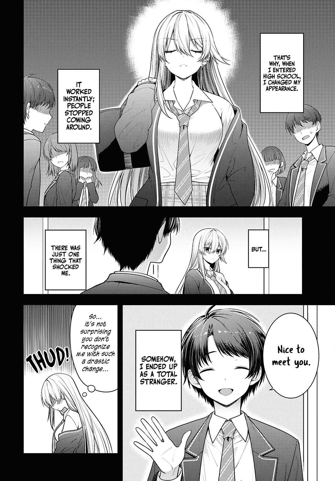 Tonari no Seki no Yankee Shimizu-san ga Kami wo Kuroku Sometekita Chap 5 - Next Chap 6