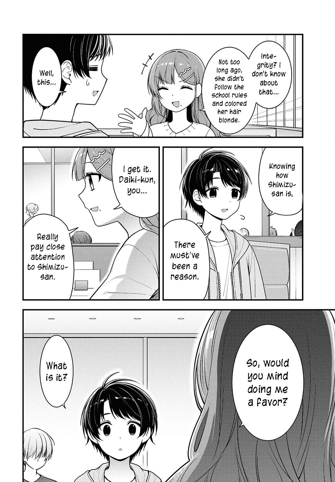 Tonari no Seki no Yankee Shimizu-san ga Kami wo Kuroku Sometekita Chap 5 - Next Chap 6