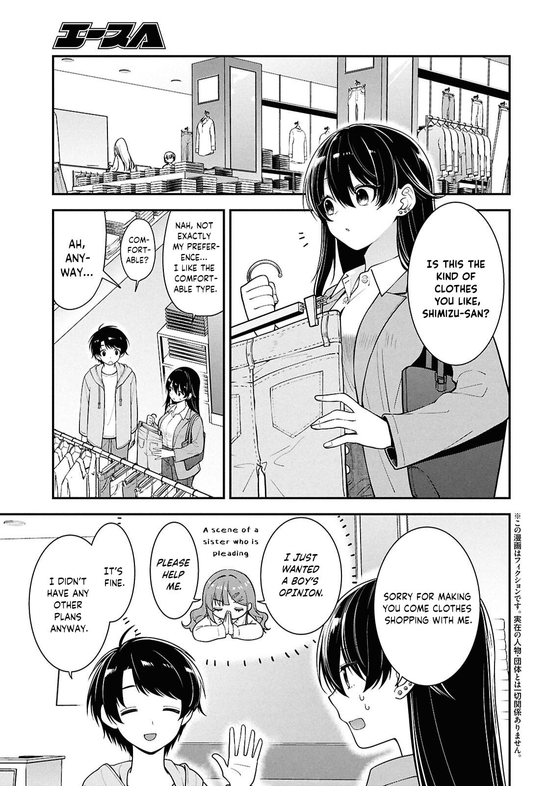 Tonari no Seki no Yankee Shimizu-san ga Kami wo Kuroku Sometekita Chap 6 - Next Chap 7