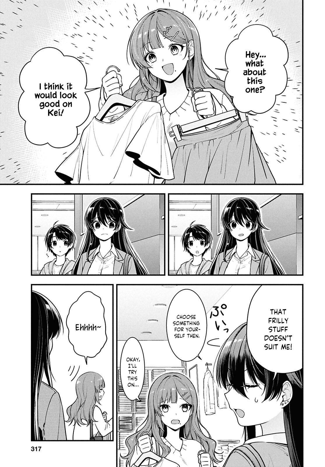 Tonari no Seki no Yankee Shimizu-san ga Kami wo Kuroku Sometekita Chap 6 - Next Chap 7