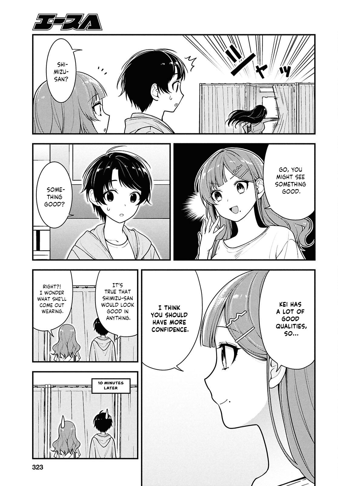 Tonari no Seki no Yankee Shimizu-san ga Kami wo Kuroku Sometekita Chap 6 - Next Chap 7