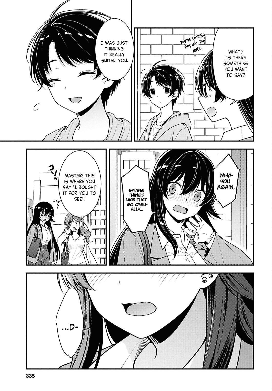 Tonari no Seki no Yankee Shimizu-san ga Kami wo Kuroku Sometekita Chap 6 - Next Chap 7