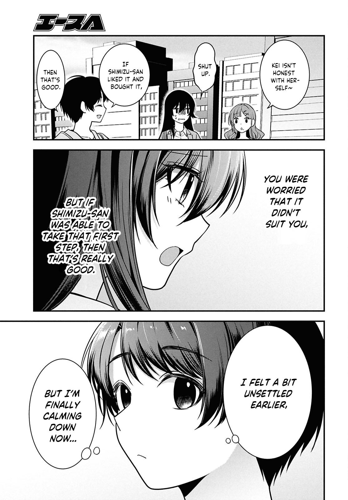 Tonari no Seki no Yankee Shimizu-san ga Kami wo Kuroku Sometekita Chap 6 - Next Chap 7