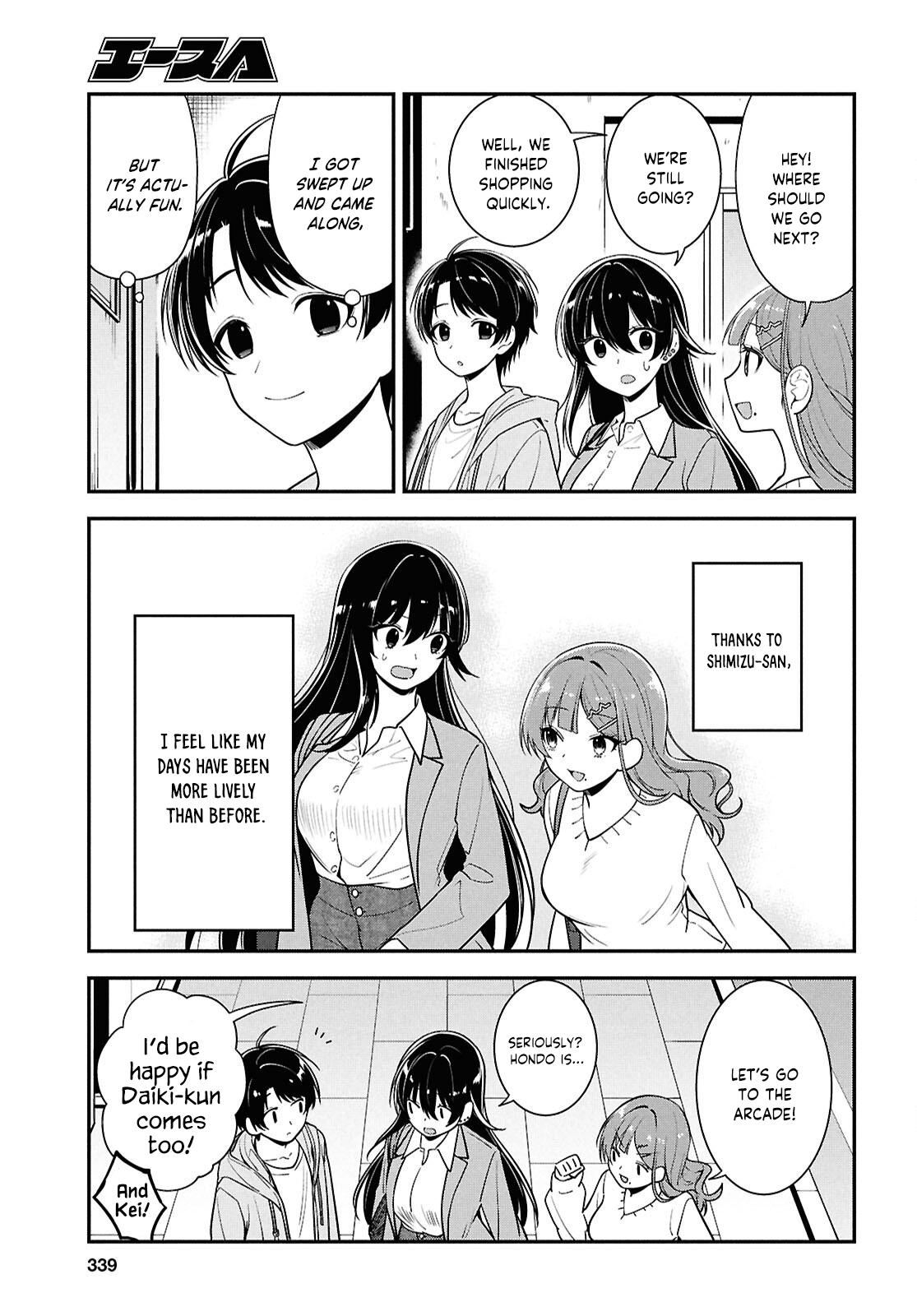 Tonari no Seki no Yankee Shimizu-san ga Kami wo Kuroku Sometekita Chap 6 - Next Chap 7