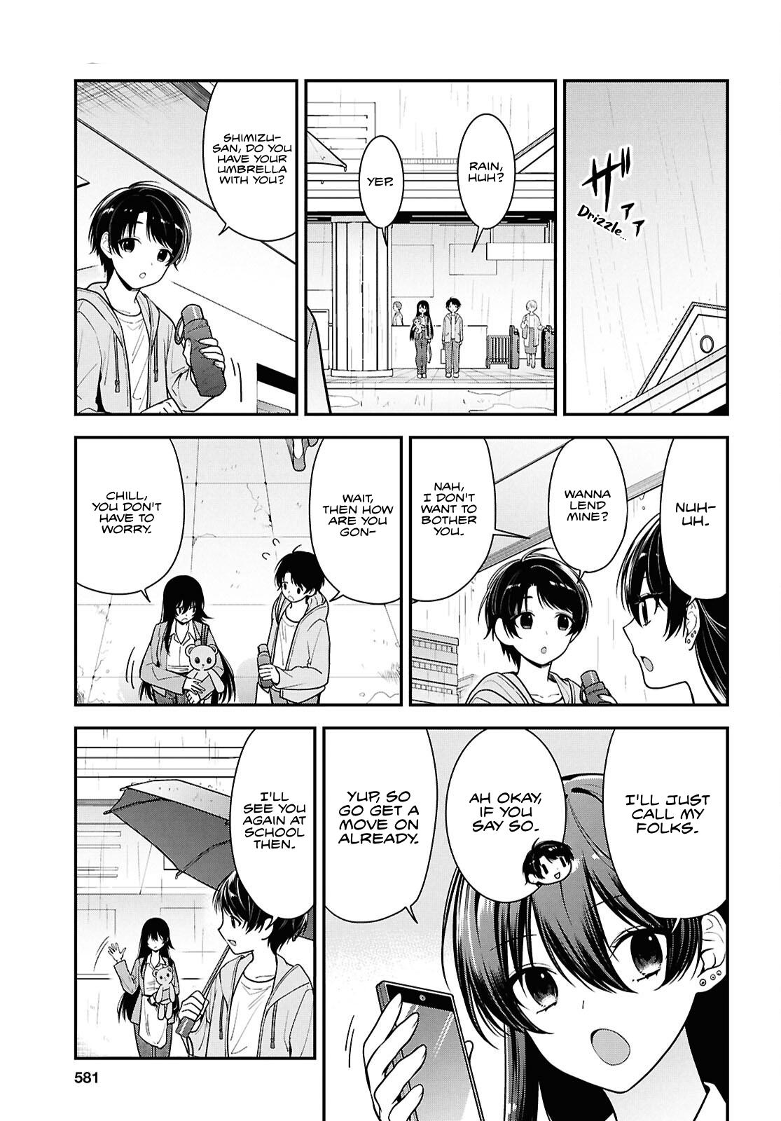 Tonari no Seki no Yankee Shimizu-san ga Kami wo Kuroku Sometekita Chap 8.1 - Next Chap 9.1
