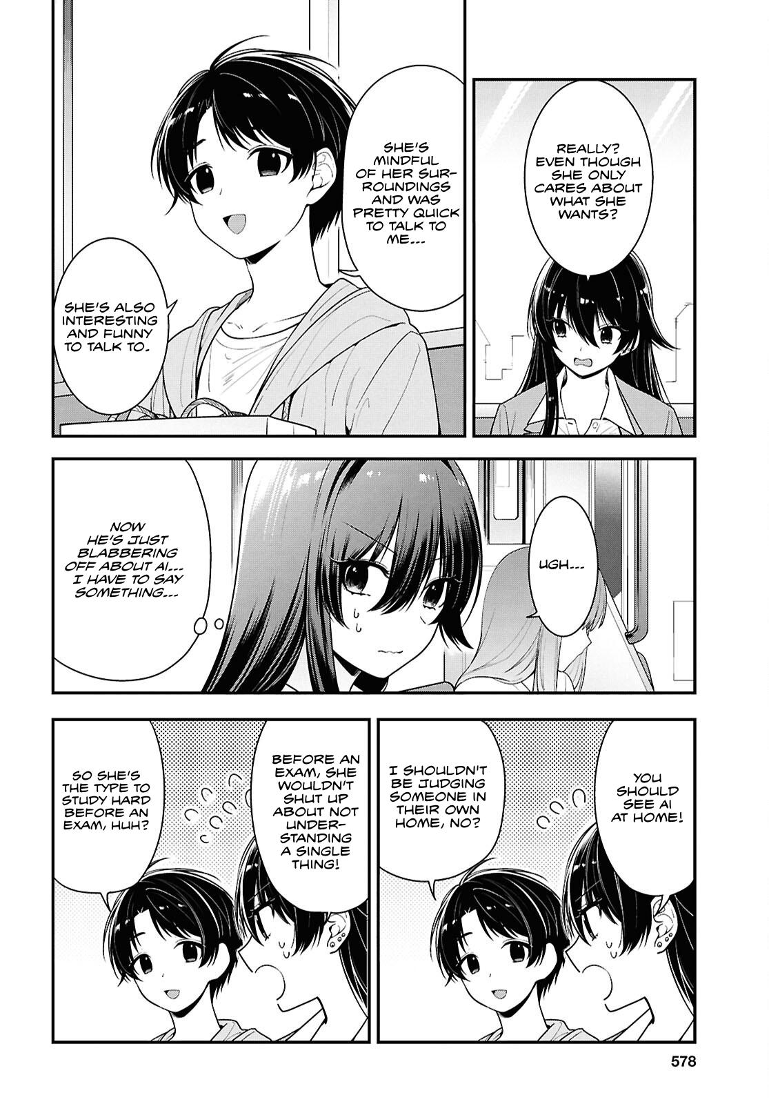 Tonari no Seki no Yankee Shimizu-san ga Kami wo Kuroku Sometekita Chap 8.1 - Next Chap 9.1