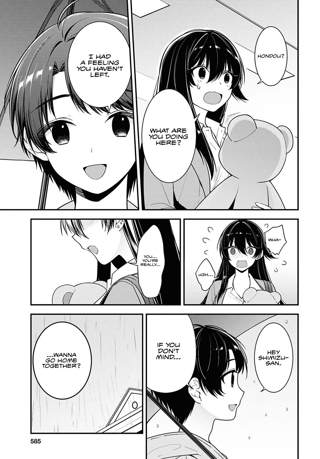 Tonari no Seki no Yankee Shimizu-san ga Kami wo Kuroku Sometekita Chap 8.1 - Next Chap 9.1