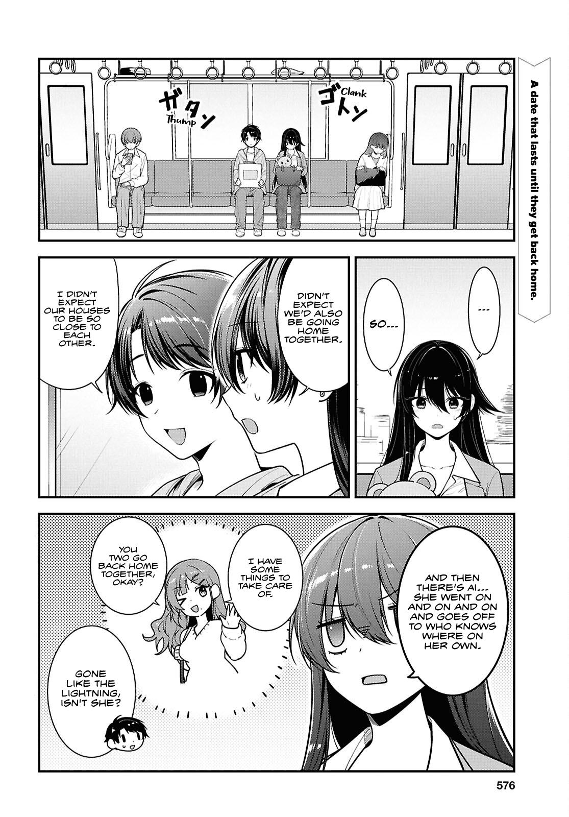 Tonari no Seki no Yankee Shimizu-san ga Kami wo Kuroku Sometekita Chap 8.1 - Next Chap 9.1