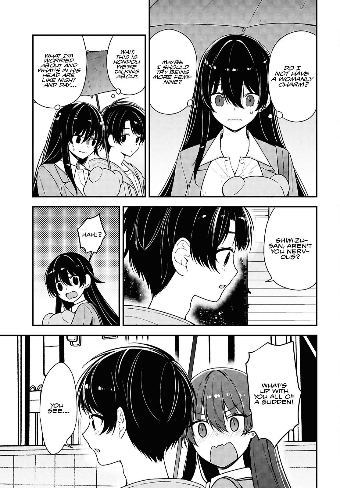 Tonari no Seki no Yankee Shimizu-san ga Kami wo Kuroku Sometekita Chap 8.2 - Next Chap 9.2