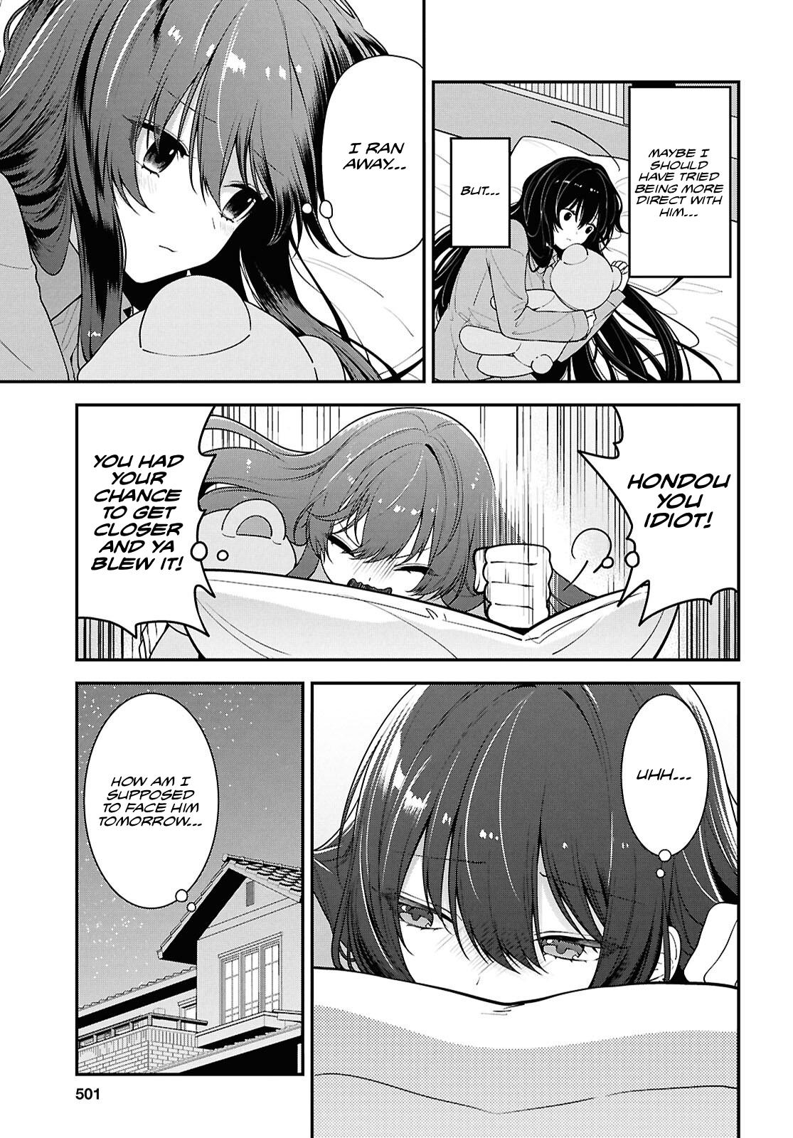 Tonari no Seki no Yankee Shimizu-san ga Kami wo Kuroku Sometekita Chap 9 - Next Chap 10