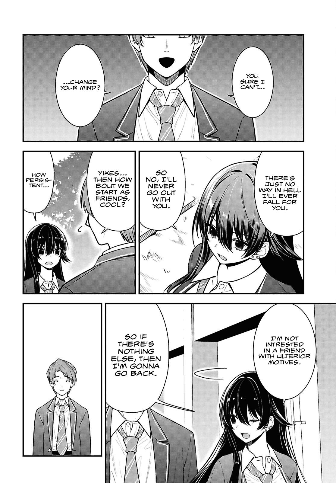 Tonari no Seki no Yankee Shimizu-san ga Kami wo Kuroku Sometekita Chap 9 - Next Chap 10