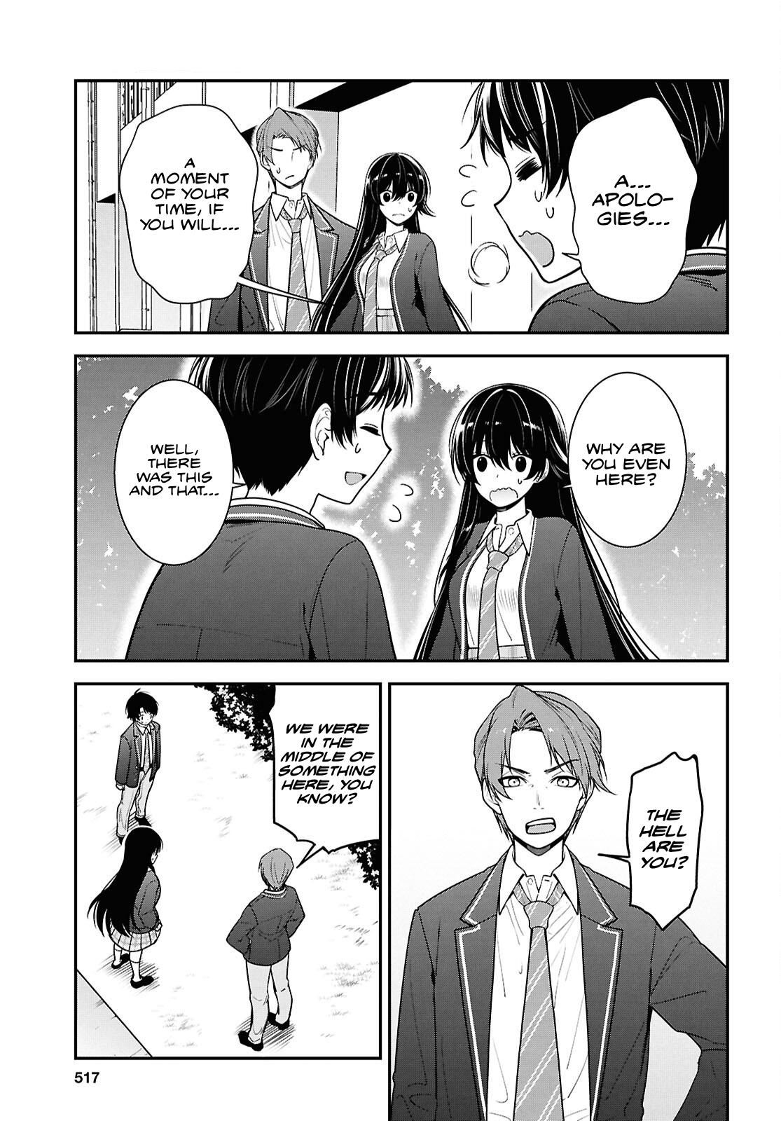 Tonari no Seki no Yankee Shimizu-san ga Kami wo Kuroku Sometekita Chap 9 - Next Chap 10