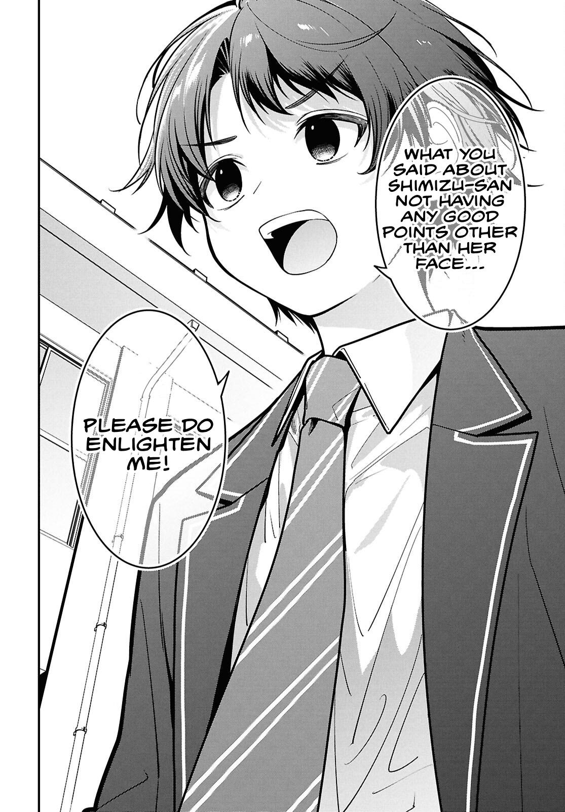 Tonari no Seki no Yankee Shimizu-san ga Kami wo Kuroku Sometekita Chap 9 - Next Chap 10