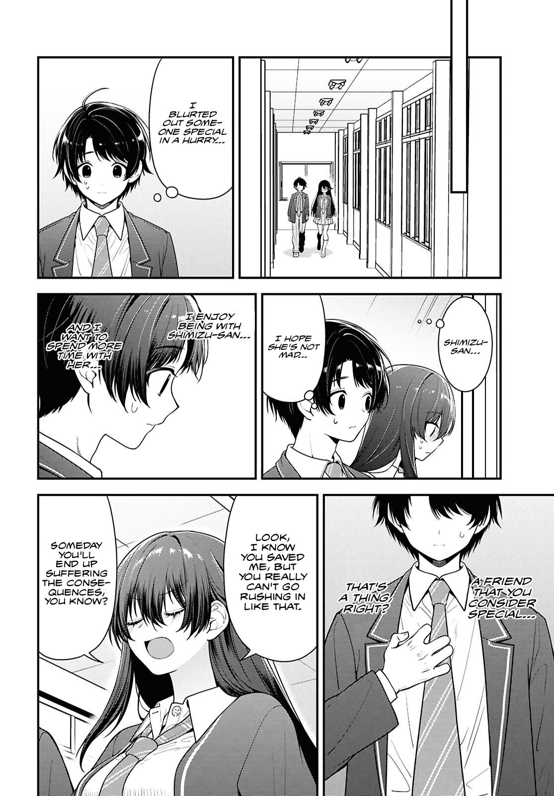 Tonari no Seki no Yankee Shimizu-san ga Kami wo Kuroku Sometekita Chap 9 - Next Chap 10