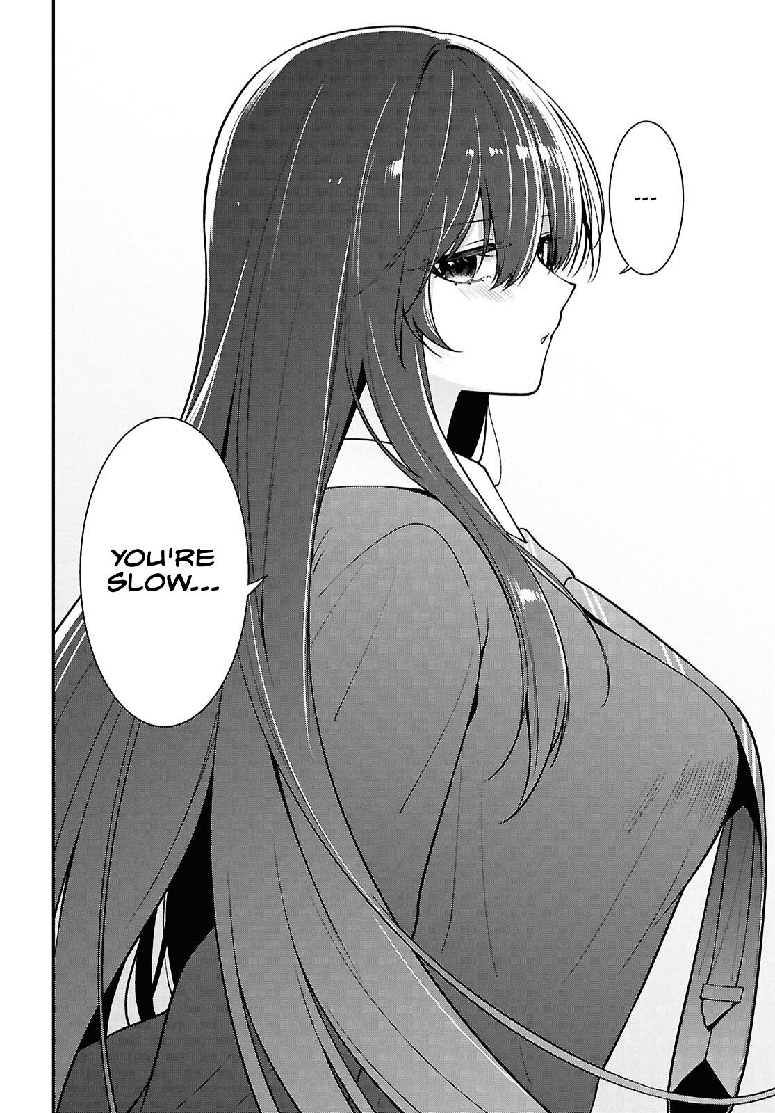 Tonari no Seki no Yankee Shimizu-san ga Kami wo Kuroku Sometekita Chap 9 - Next Chap 10