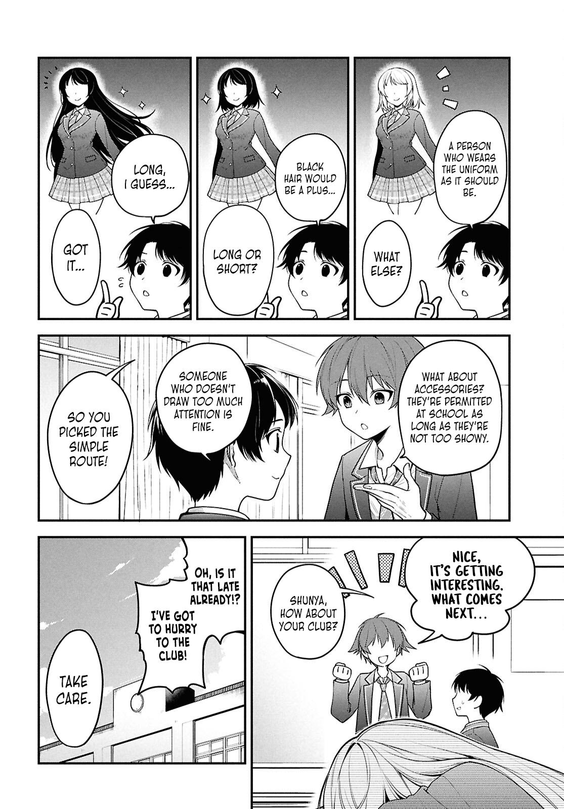 Tonari no Seki no Yankee Shimizu-san ga Kami wo Kuroku Sometekita Chap 1 - Next Chap 2