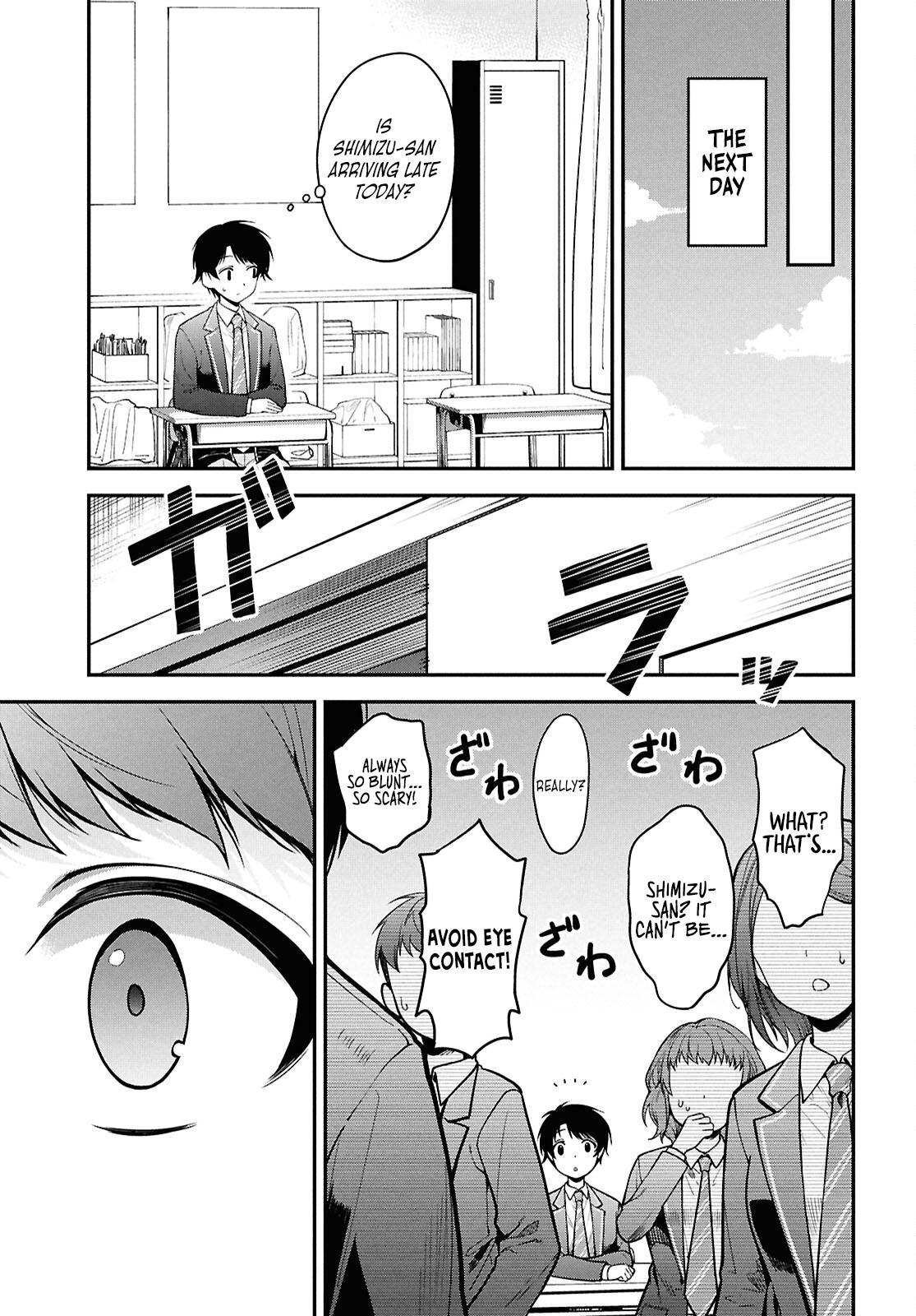 Tonari no Seki no Yankee Shimizu-san ga Kami wo Kuroku Sometekita Chap 1 - Next Chap 2