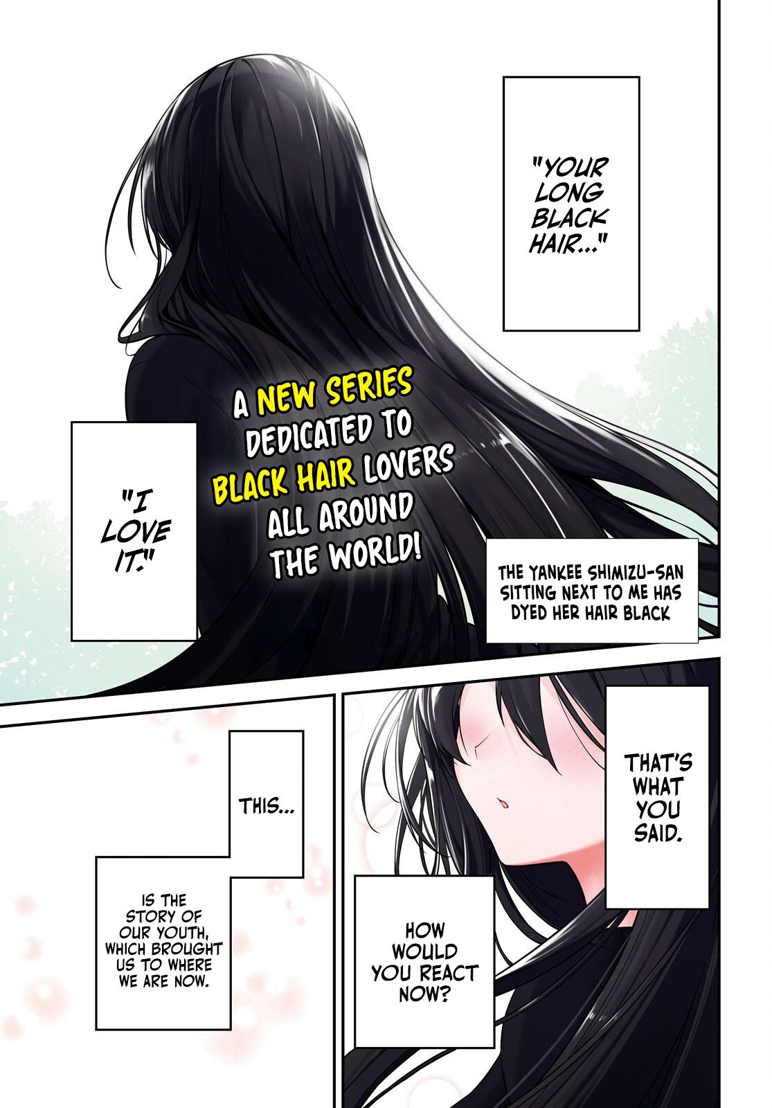 Tonari no Seki no Yankee Shimizu-san ga Kami wo Kuroku Sometekita Chap 1 - Next Chap 2