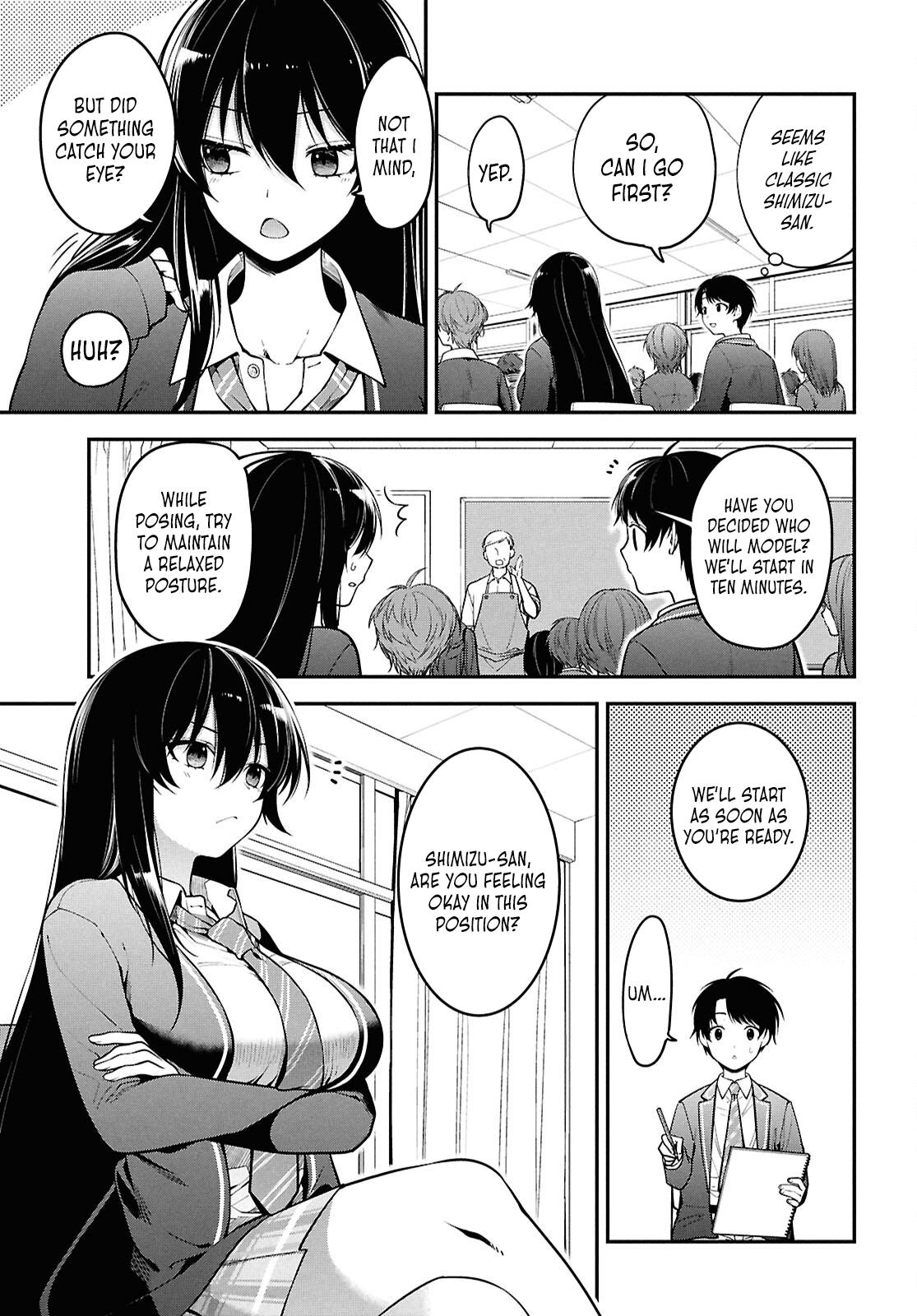 Tonari no Seki no Yankee Shimizu-san ga Kami wo Kuroku Sometekita Chap 1 - Next Chap 2