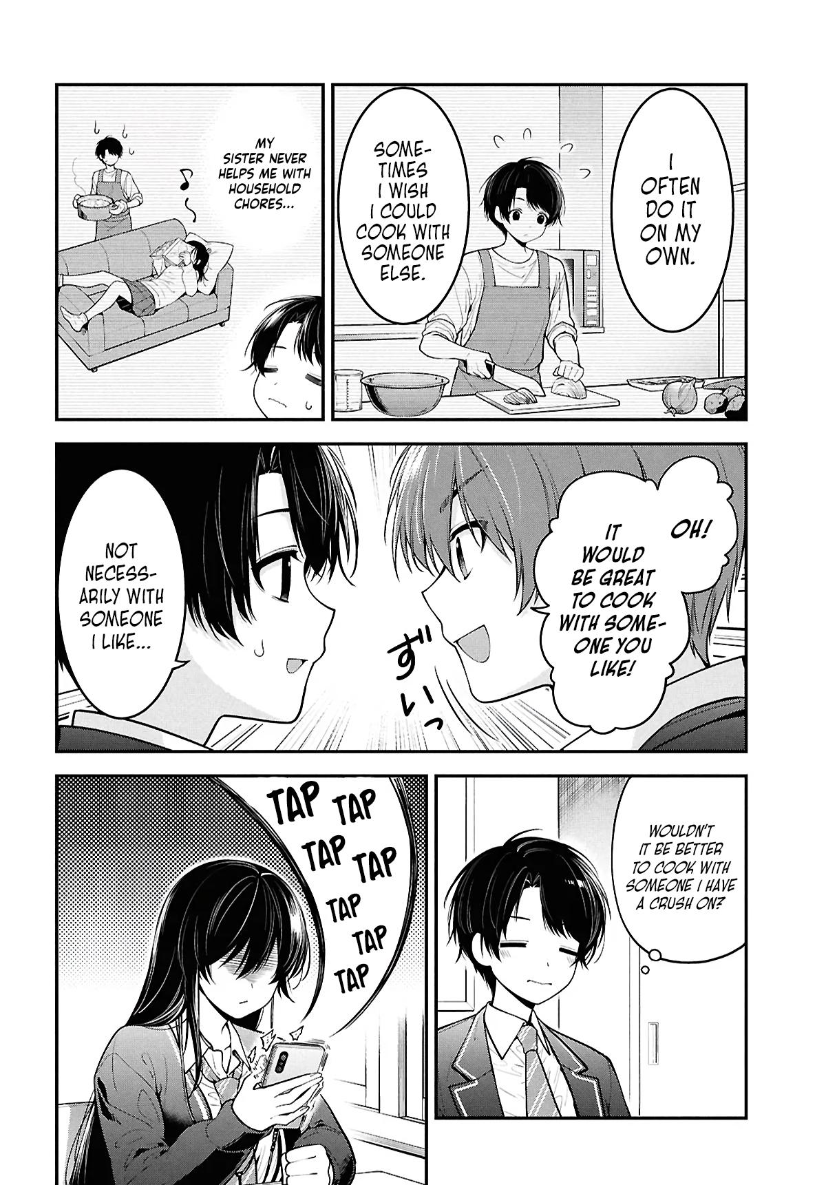 Tonari no Seki no Yankee Shimizu-san ga Kami wo Kuroku Sometekita Chap 2 - Next Chap 3