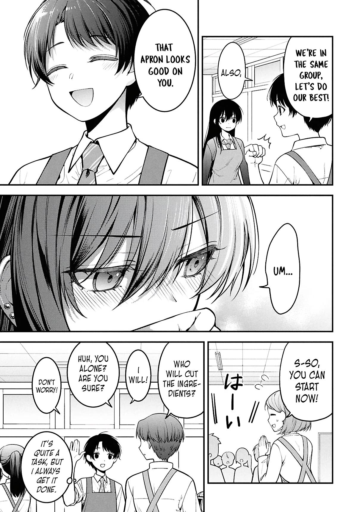 Tonari no Seki no Yankee Shimizu-san ga Kami wo Kuroku Sometekita Chap 2 - Next Chap 3