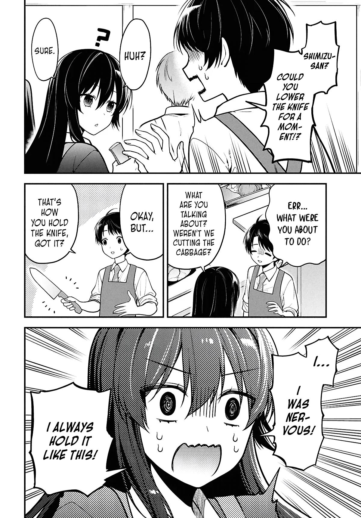 Tonari no Seki no Yankee Shimizu-san ga Kami wo Kuroku Sometekita Chap 2 - Next Chap 3
