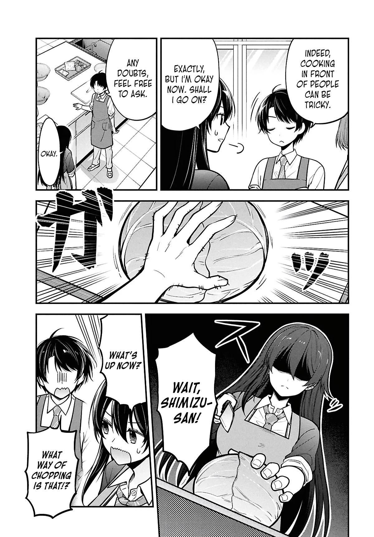 Tonari no Seki no Yankee Shimizu-san ga Kami wo Kuroku Sometekita Chap 2 - Next Chap 3