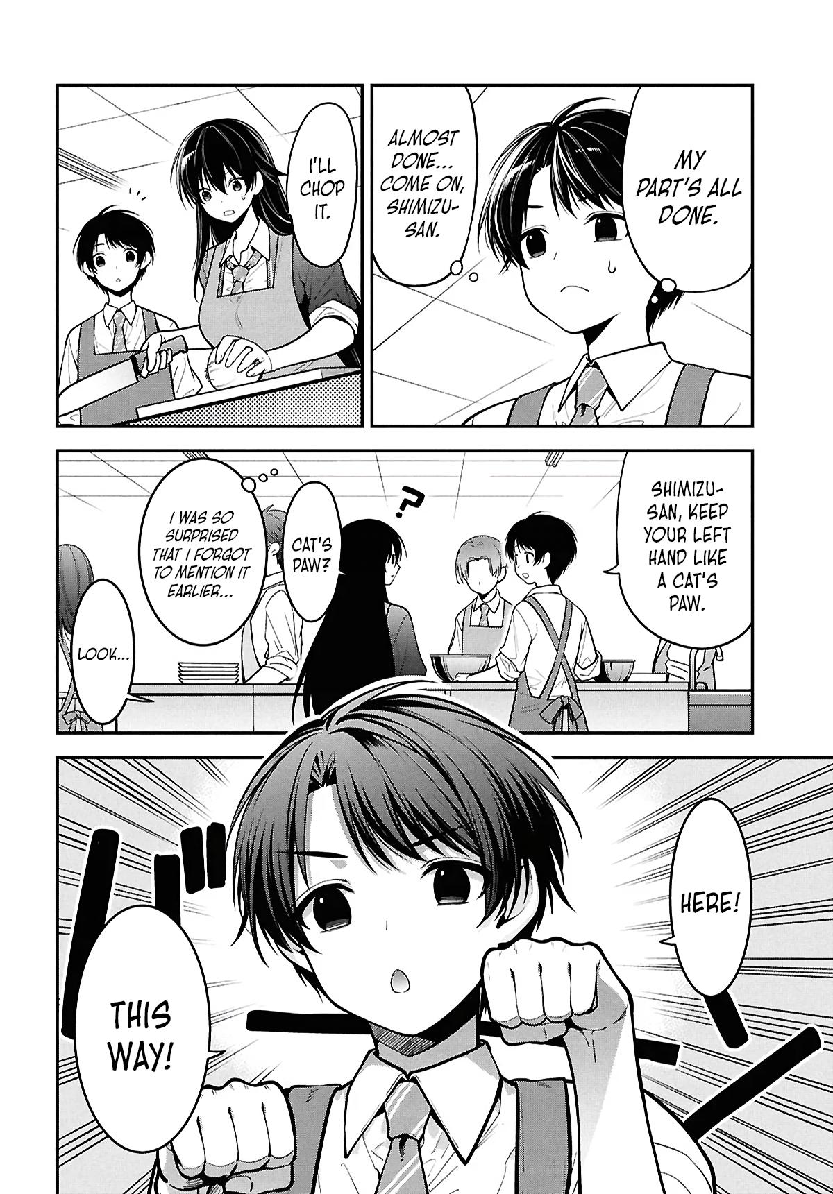 Tonari no Seki no Yankee Shimizu-san ga Kami wo Kuroku Sometekita Chap 2 - Next Chap 3