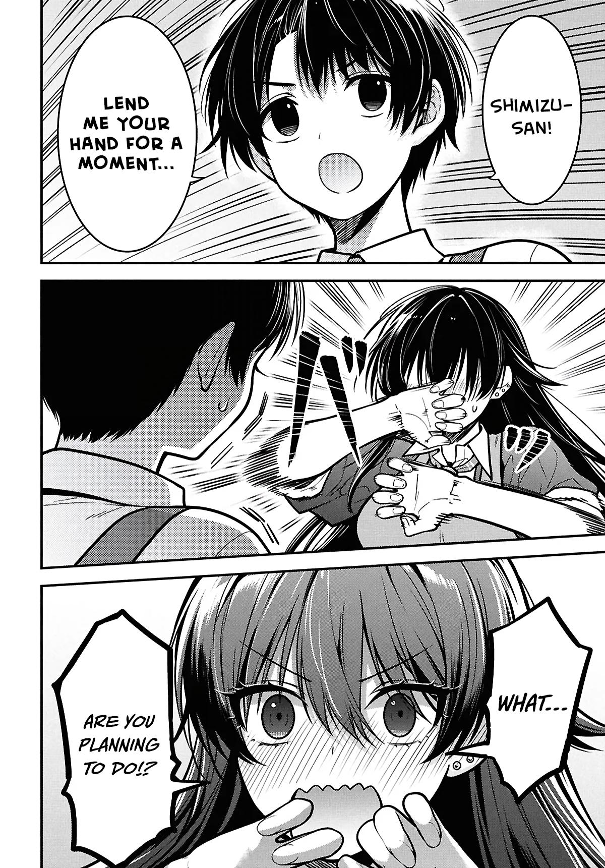 Tonari no Seki no Yankee Shimizu-san ga Kami wo Kuroku Sometekita Chap 2 - Next Chap 3