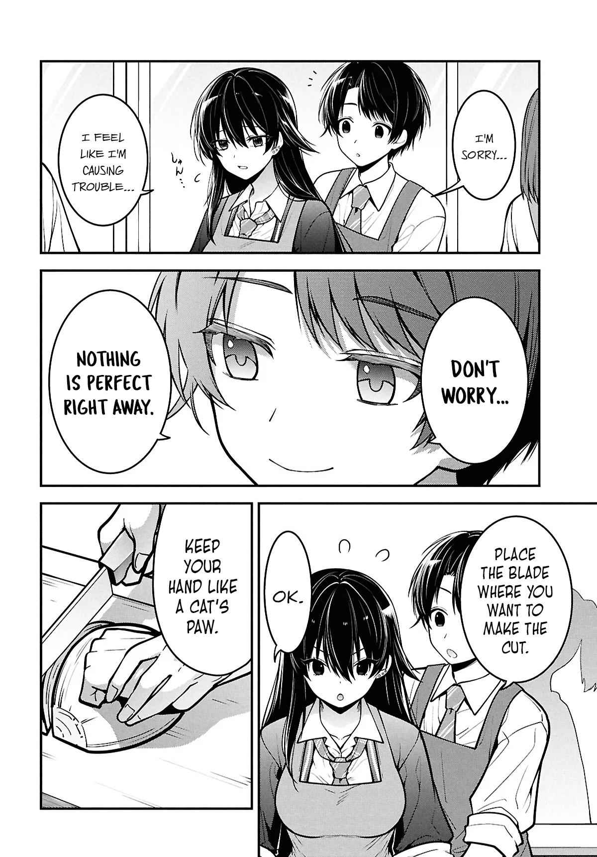 Tonari no Seki no Yankee Shimizu-san ga Kami wo Kuroku Sometekita Chap 2 - Next Chap 3