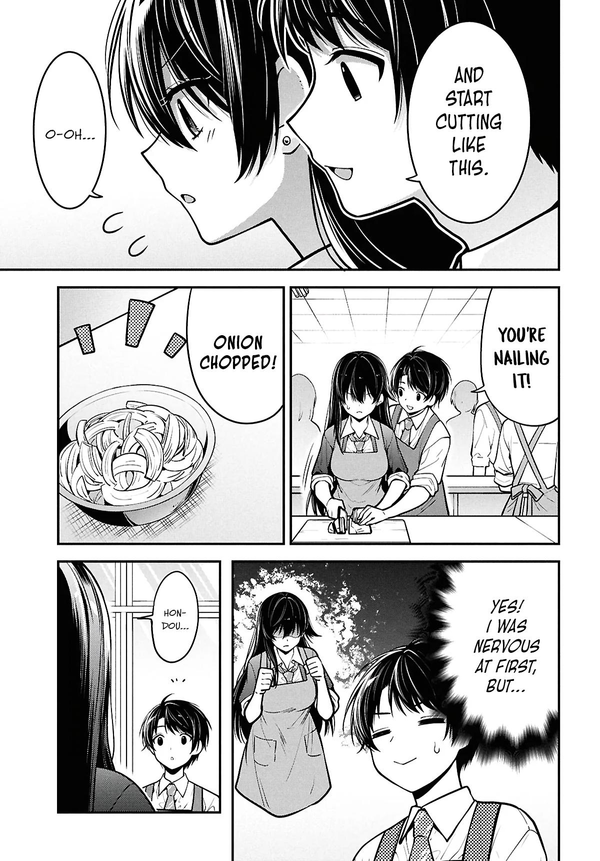Tonari no Seki no Yankee Shimizu-san ga Kami wo Kuroku Sometekita Chap 2 - Next Chap 3