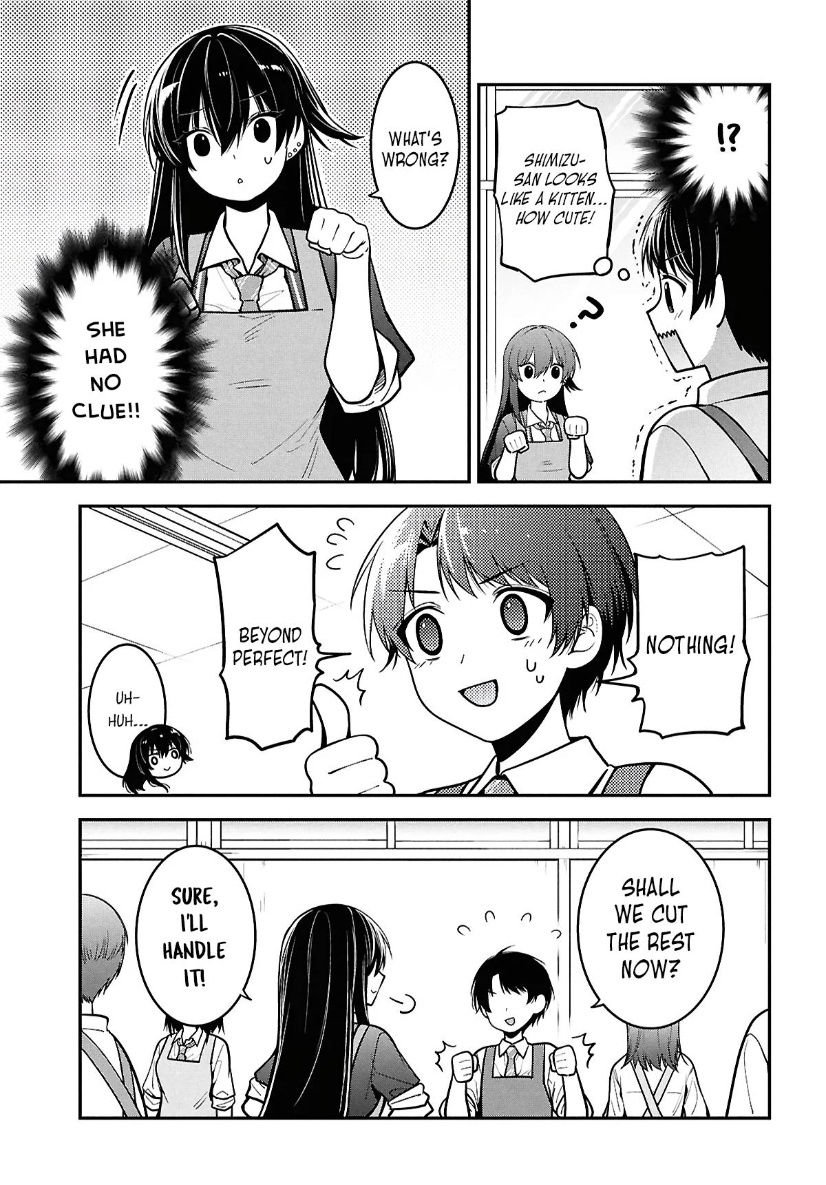 Tonari no Seki no Yankee Shimizu-san ga Kami wo Kuroku Sometekita Chap 2 - Next Chap 3