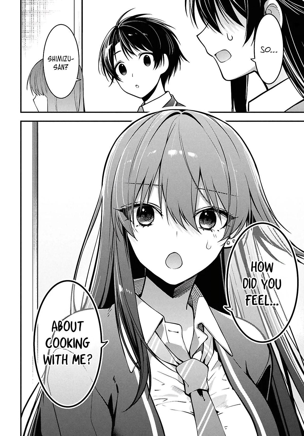 Tonari no Seki no Yankee Shimizu-san ga Kami wo Kuroku Sometekita Chap 2 - Next Chap 3