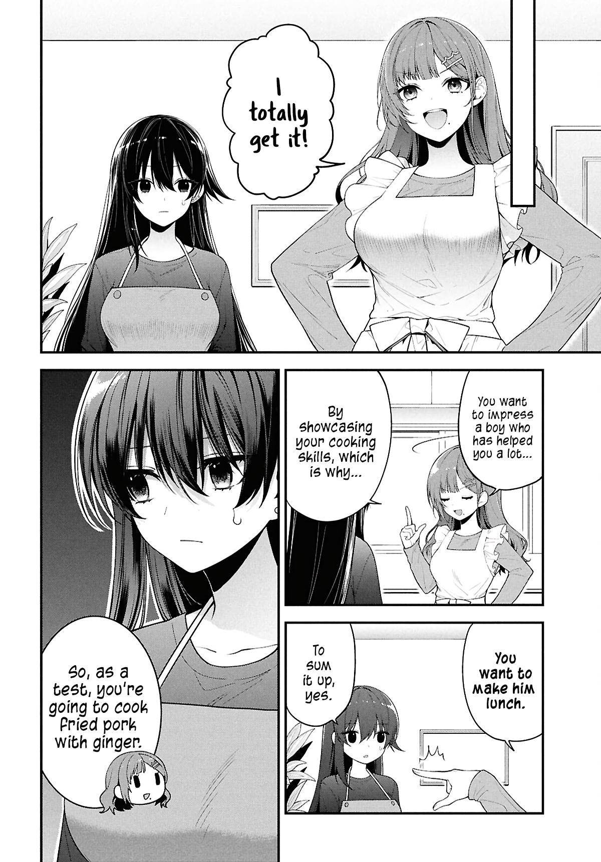 Tonari no Seki no Yankee Shimizu-san ga Kami wo Kuroku Sometekita Chap 3 - Next Chap 4