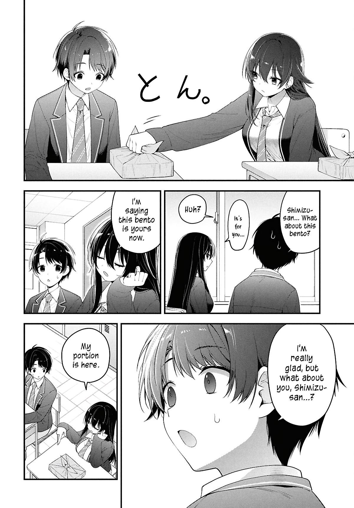Tonari no Seki no Yankee Shimizu-san ga Kami wo Kuroku Sometekita Chap 3 - Next Chap 4