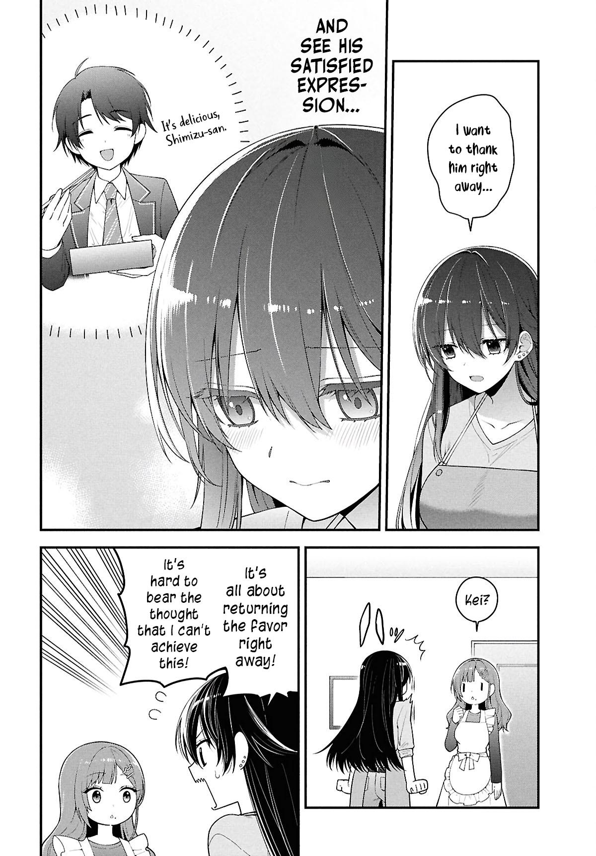 Tonari no Seki no Yankee Shimizu-san ga Kami wo Kuroku Sometekita Chap 3 - Next Chap 4