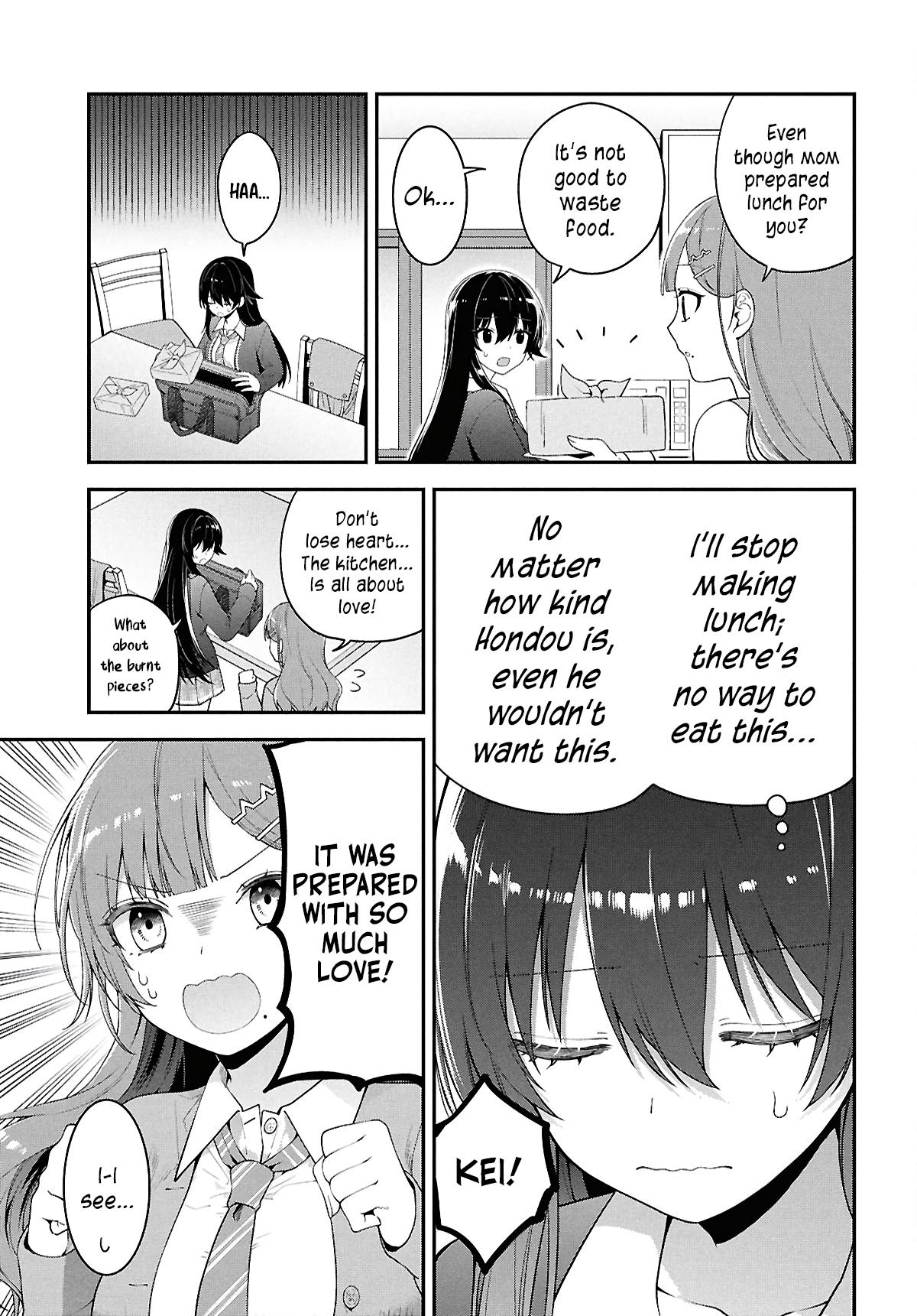 Tonari no Seki no Yankee Shimizu-san ga Kami wo Kuroku Sometekita Chap 3 - Next Chap 4