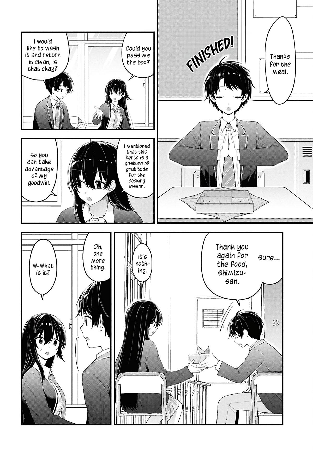 Tonari no Seki no Yankee Shimizu-san ga Kami wo Kuroku Sometekita Chap 3 - Next Chap 4