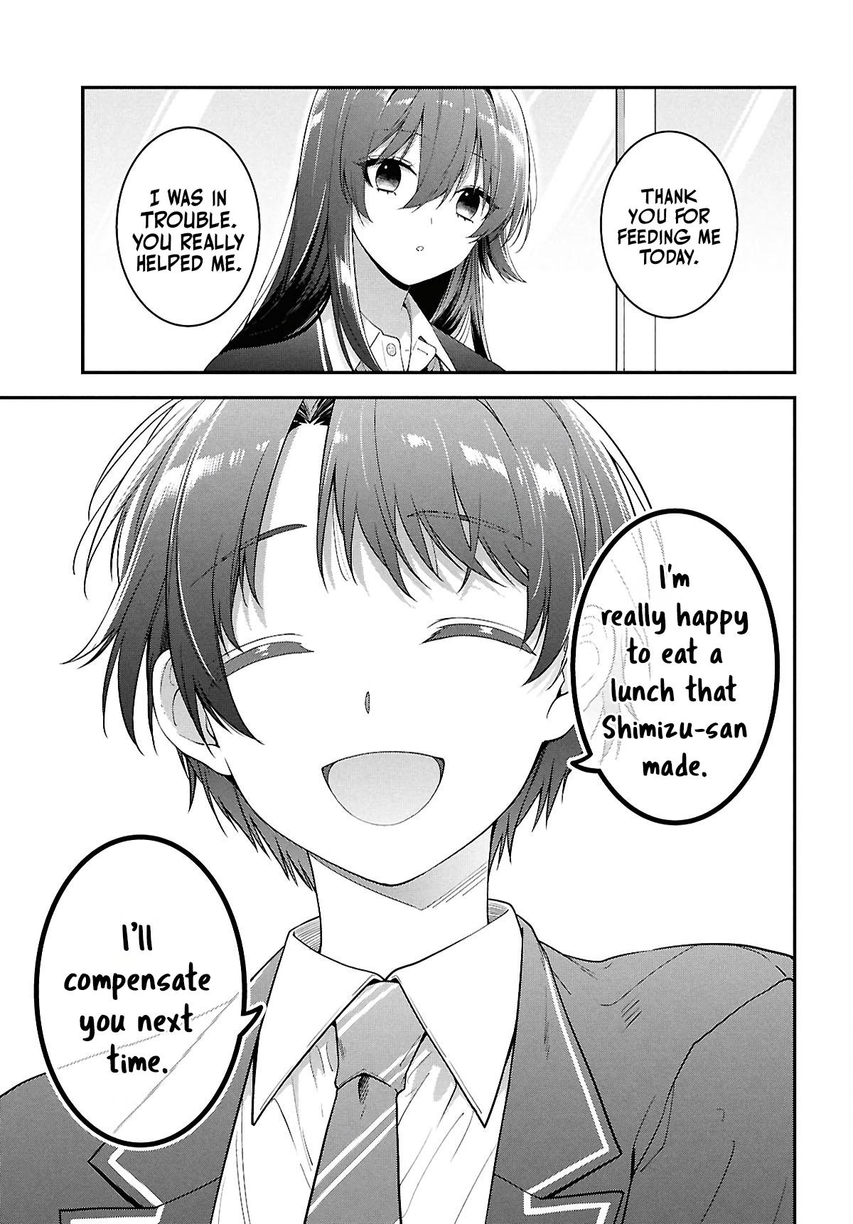 Tonari no Seki no Yankee Shimizu-san ga Kami wo Kuroku Sometekita Chap 3 - Next Chap 4