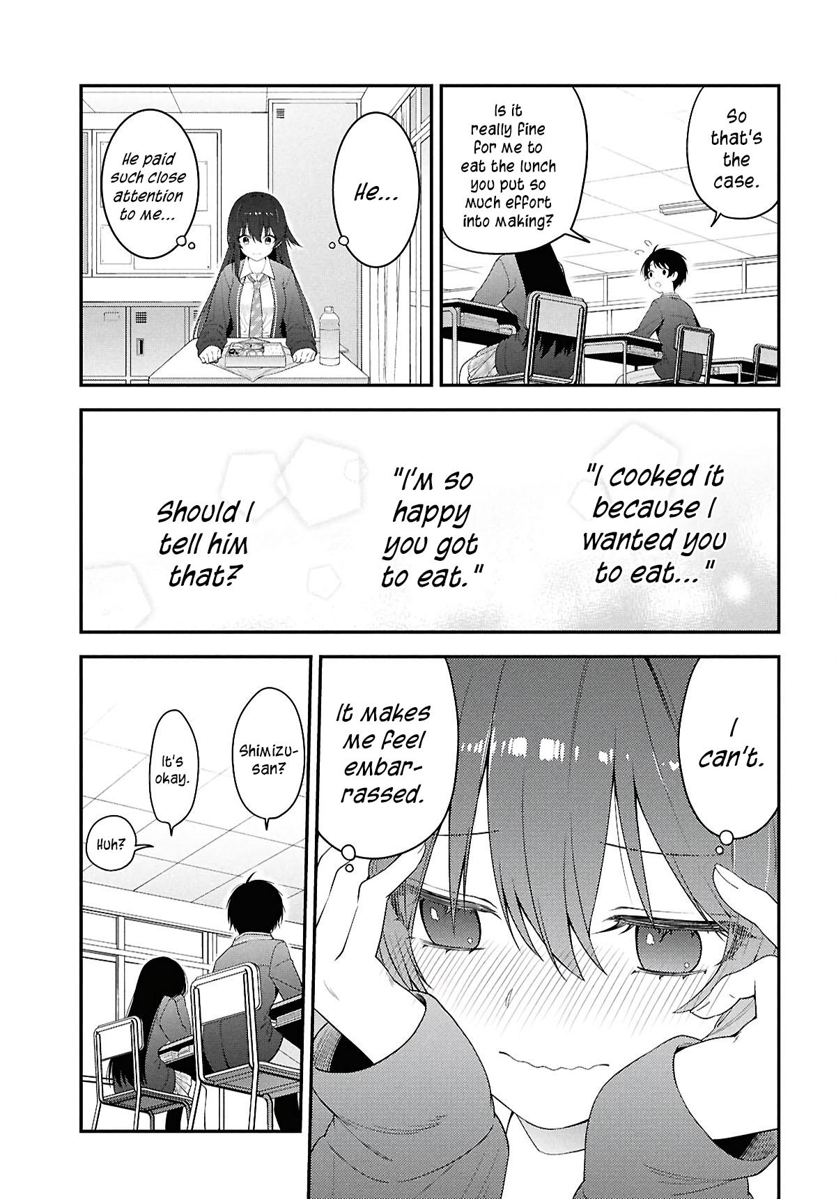 Tonari no Seki no Yankee Shimizu-san ga Kami wo Kuroku Sometekita Chap 3 - Next Chap 4