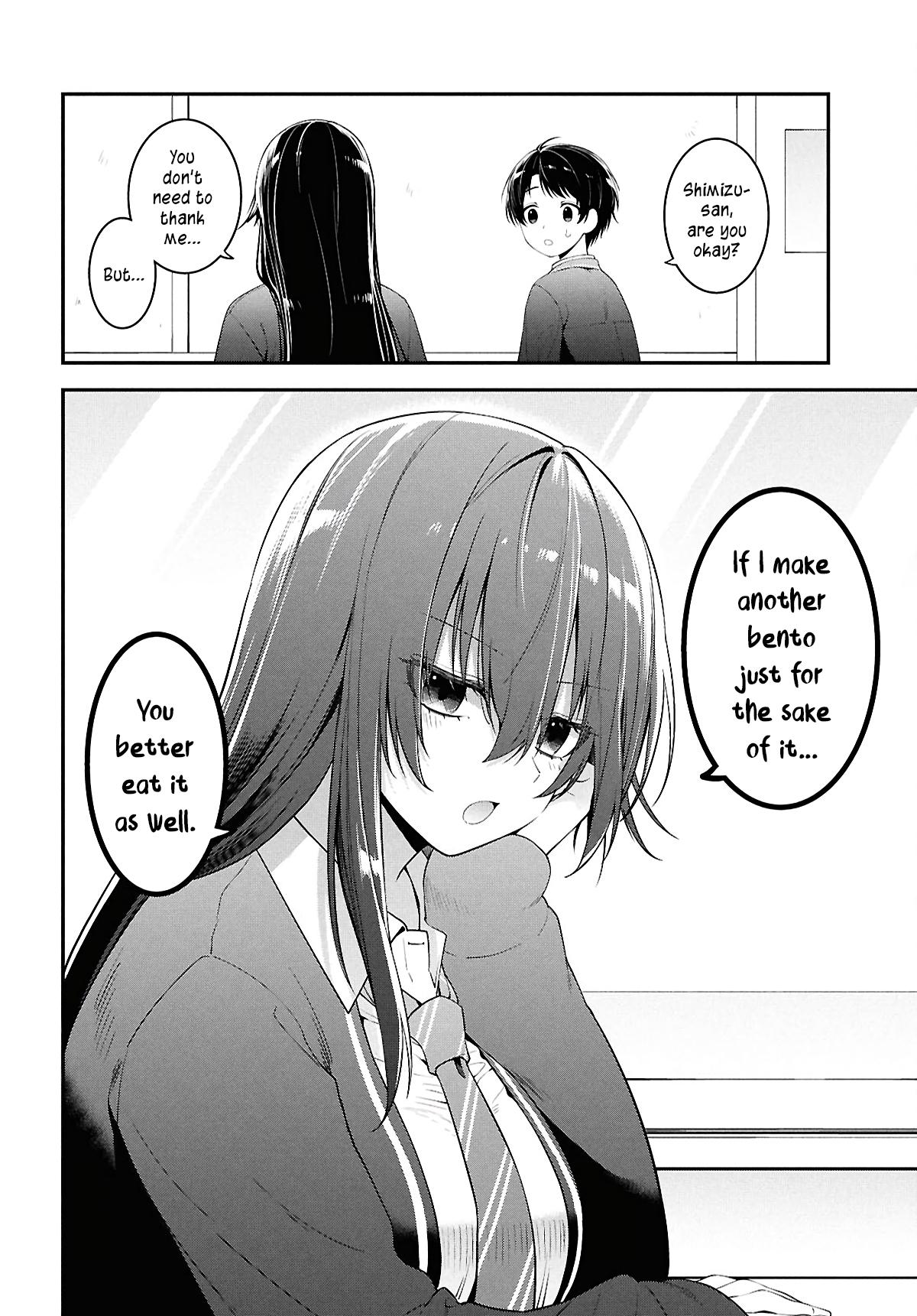 Tonari no Seki no Yankee Shimizu-san ga Kami wo Kuroku Sometekita Chap 3 - Next Chap 4