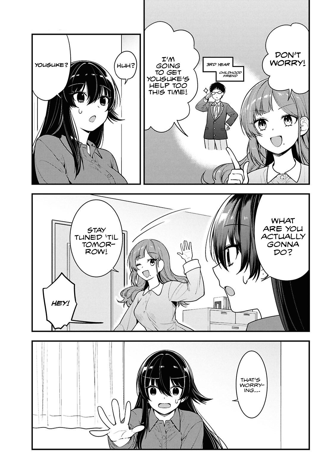 Tonari no Seki no Yankee Shimizu-san ga Kami wo Kuroku Sometekita Chap 10 - Next Chap 11