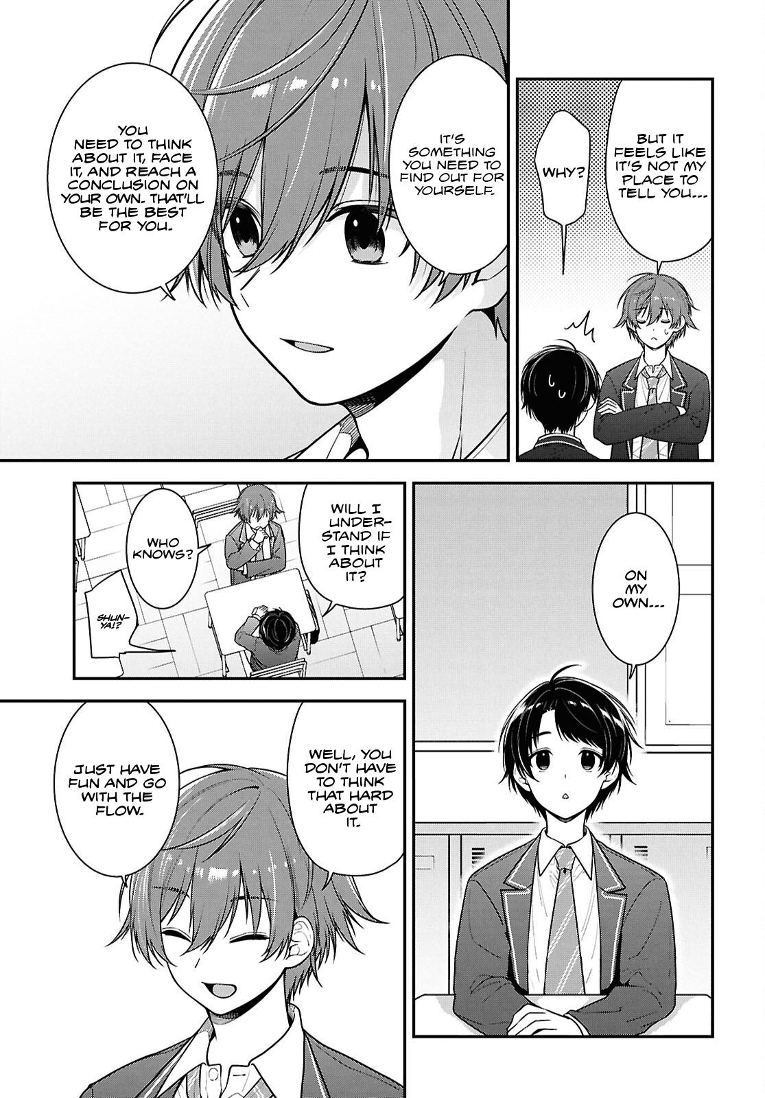 Tonari no Seki no Yankee Shimizu-san ga Kami wo Kuroku Sometekita Chap 10 - Next Chap 11